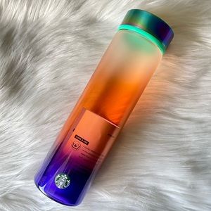 Starbucks Ombre glass water bottle